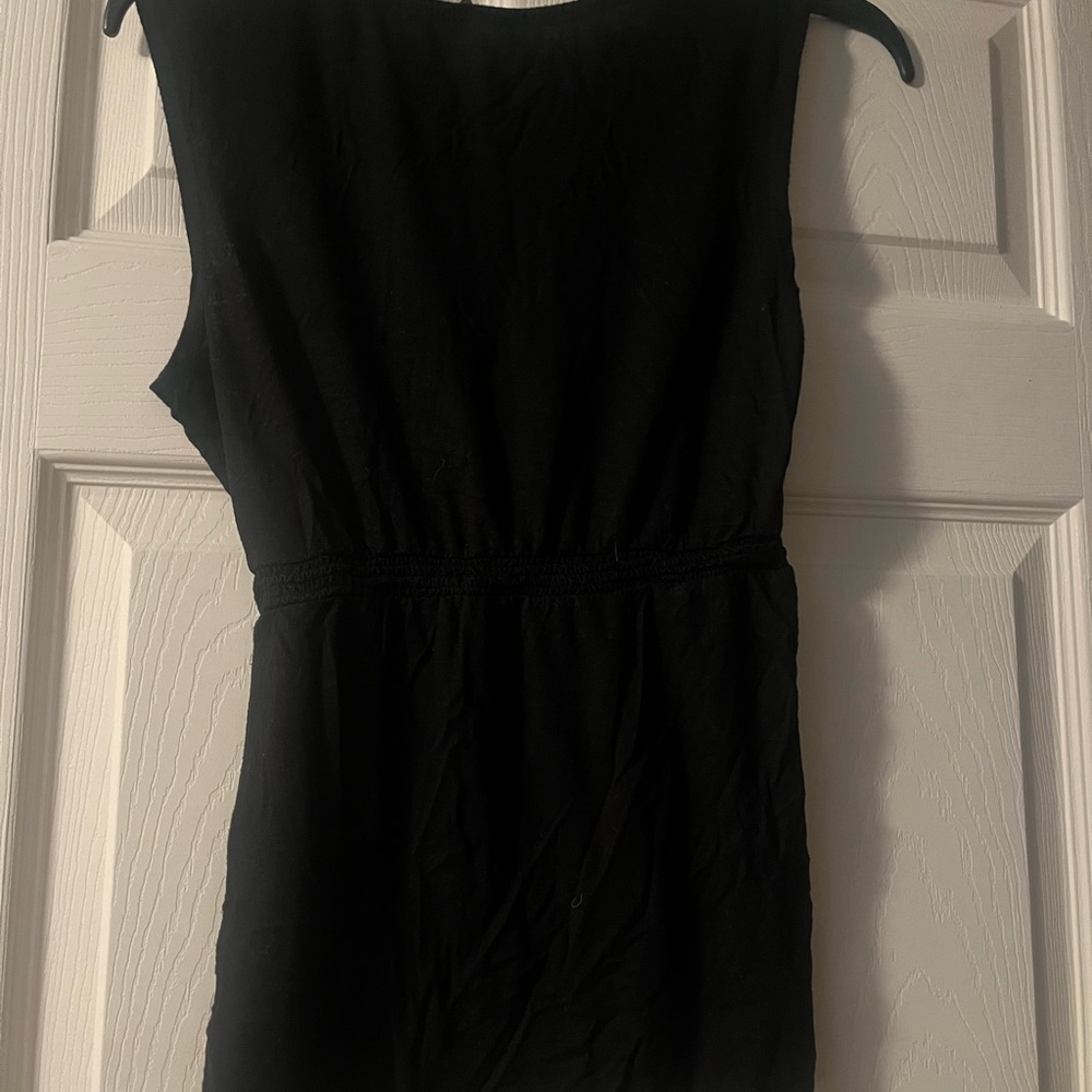 Grace Black Top Crew Neck